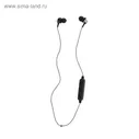 Наушники Akai HD-205BG, беспроводные, вакуумные, микрофон, BT v4.2, 80 мАч,черно-серебристые