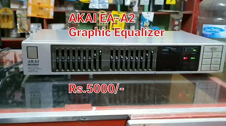 Akai EA-A2 9+9 GRAPHIC EQUALIZER Audio Testing