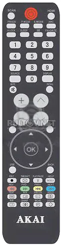 AKAI LEA-19H03P, LEA-22H03P пульт для телевизоров AKAI