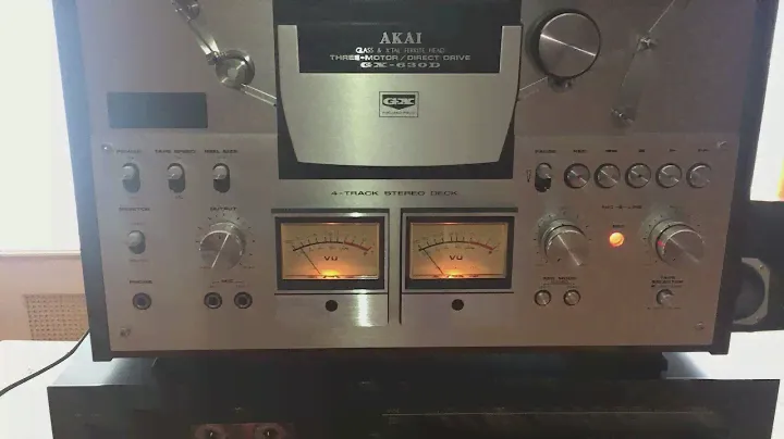 AKAI GX-630D First Time Record...