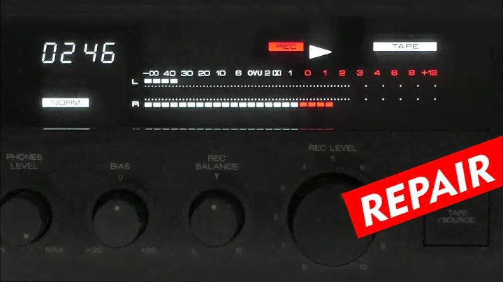 A&D (Akai) GX-Z9000 (GX-6 | GX-8 | GX-73 | GX-93) Repairing a missing channel during recording