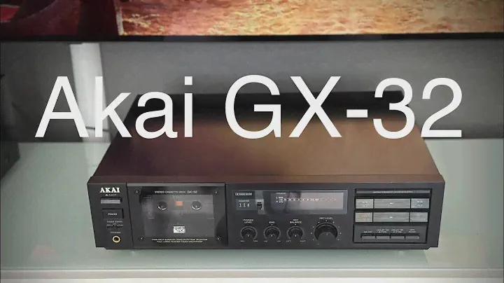 Akai GX-32 stereo cassette deck Test