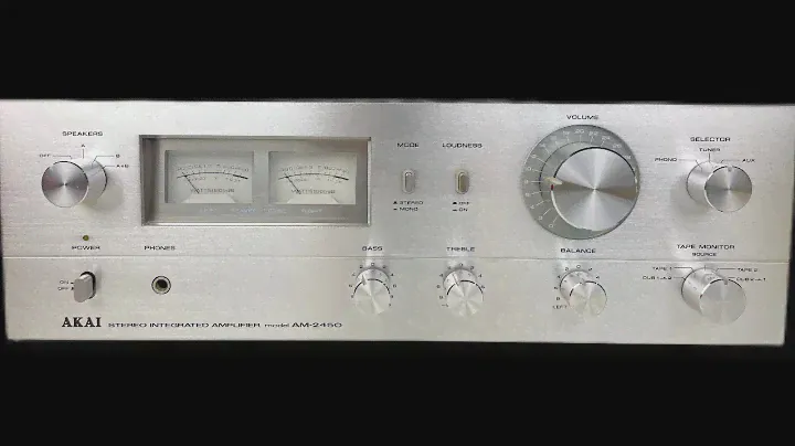 Akai AM-2450 Stereo Integrated Amplifier (1979-80)