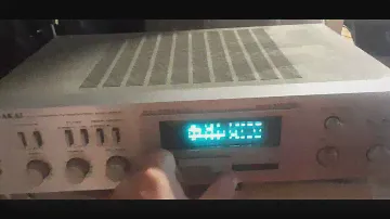 vintage amp AKAI AM-U03 silver