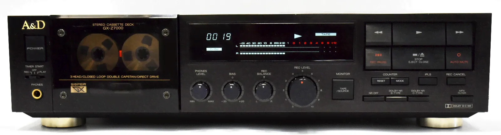 AKAI AD GX-Z7000 GX-73 3-Head Stereo Cassette Deck Japanese Version