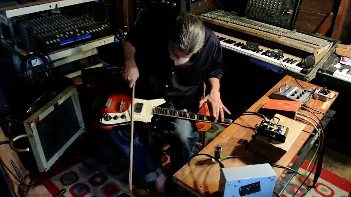 Bowing Airline: Akai Headrush E1 delay in multi-head tape mode as a loop/pad + DOD Carcosa