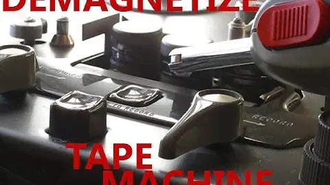 Demagnetize Tape Heads Reel to reel - Proper technique, Teac Tascam Akai