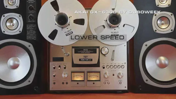 Демонстрация открытой катушки AKAI GX 630D