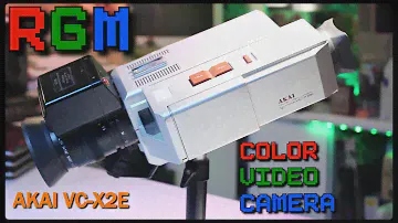 AKAI VC-X2E COLOR SATICON TUBE ELECTRONIC VIDEO CAMERA from 1982  Show and tell including Tear Down