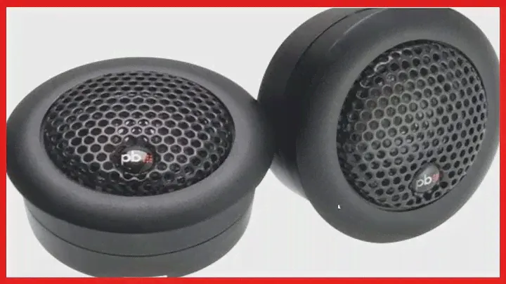 Powerbass S1S 1-Inch Silk Dome Tweeters