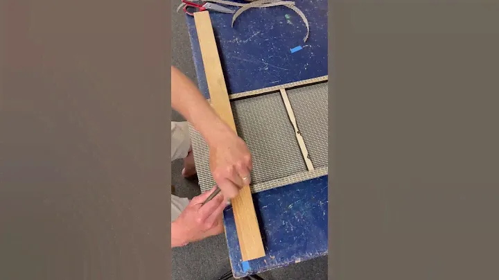 Amplifier Grill Cloth install