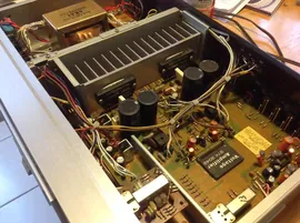 $100 · Akai am-u02 amp, at-k02 tuner, CSS-m02 cassette AND rare akai audio rack!