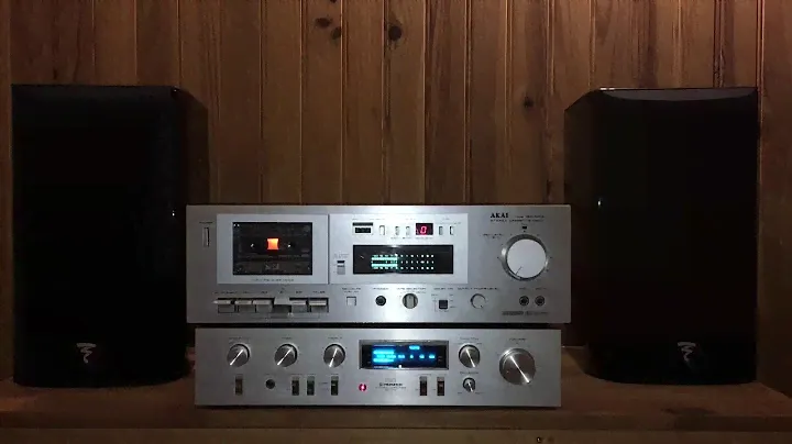 Akaï GX-M10 lecteur cassette hi-fi vintage démo