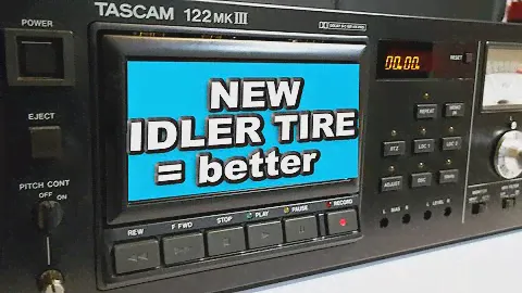TASCAM Idler Tire Replaced