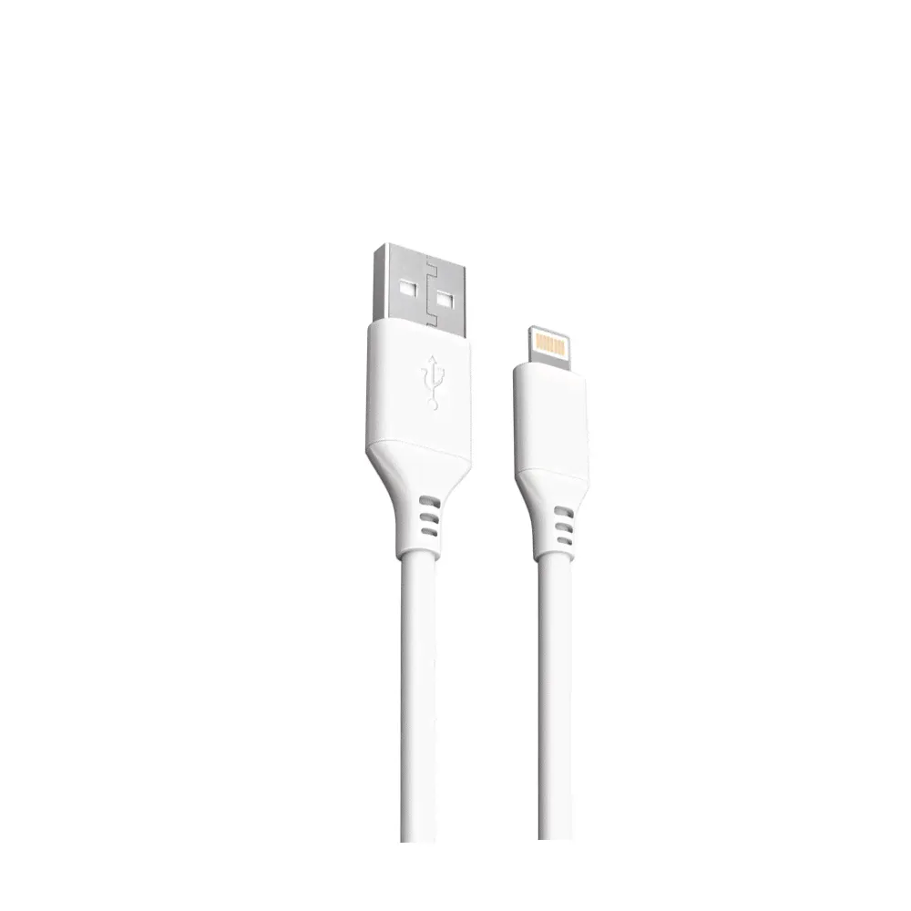 USB кабель Akai CE-611W USB Lightning 1м белый-0