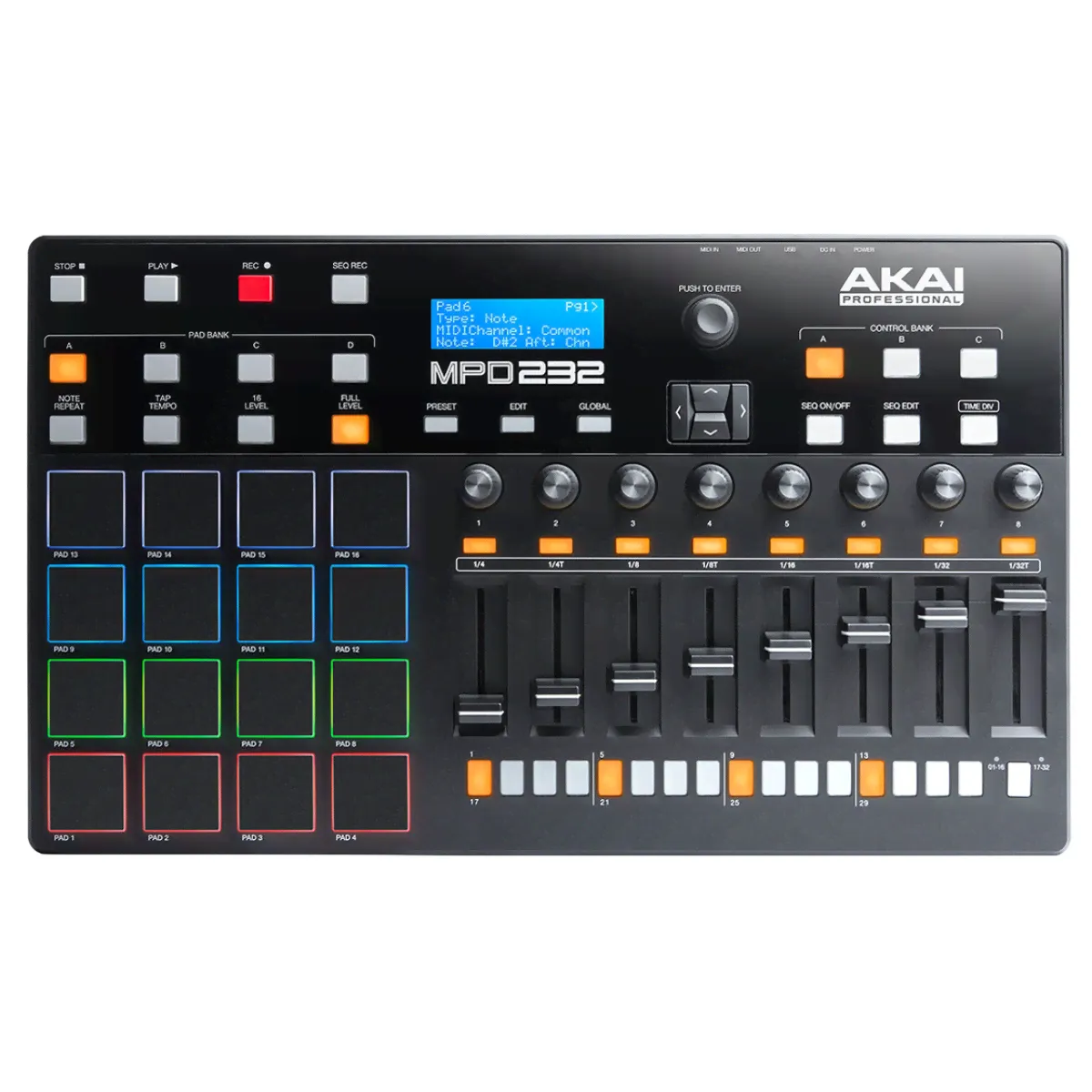 Akai MPD232 MIDI-контроллер-1