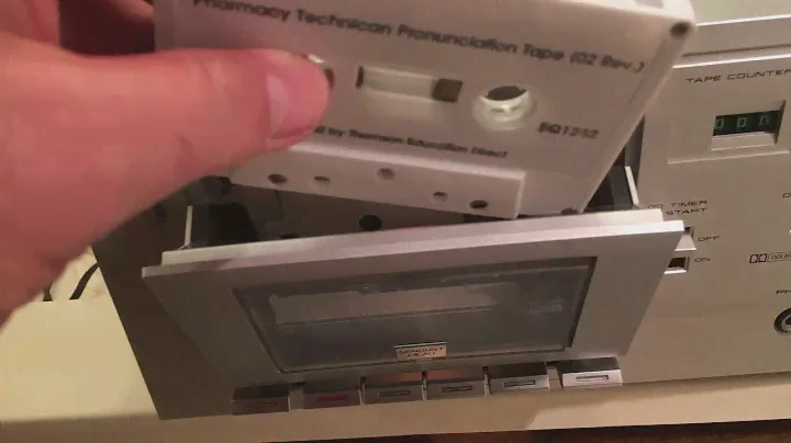 AKAI CS-M01A Cassette Player/Recorder, vintage 1980s Made in Japa