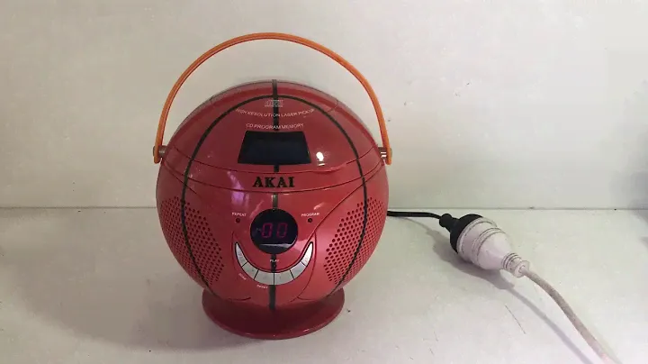 AKAI ABB012 Portable Basketball Radio CD Player