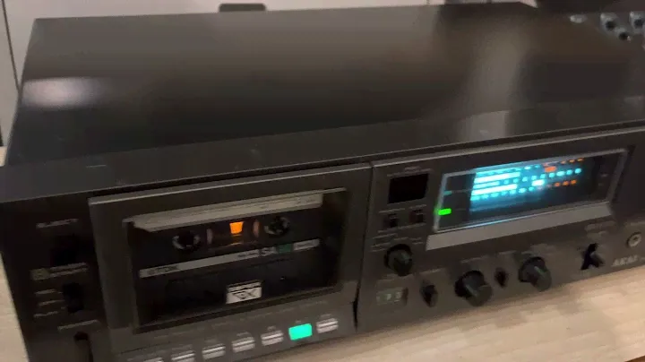 Akai GX-F35 repaired fast rewind and fast forward - new idle wheel tire