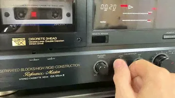 Akai GX-95 Mark ll (калибровка кассеты SONY EF из 80-х)