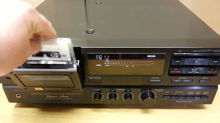 AKAI GX-75 MK II REFERENCE MASTER TAPE DECK KURZ-TEST