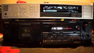 AIWA AD-F800  casette deck recorder HX PRO & AKAI AA-A25 Receiver