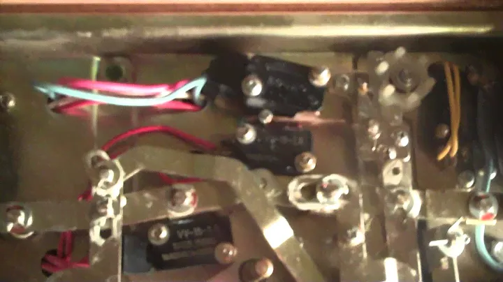 1966 AKAI X-300 Reel to Reel Deck. Operating Mech after clean and Lube.