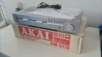 Распаковка усилителя Akai AM-U110 | Неиспользованный