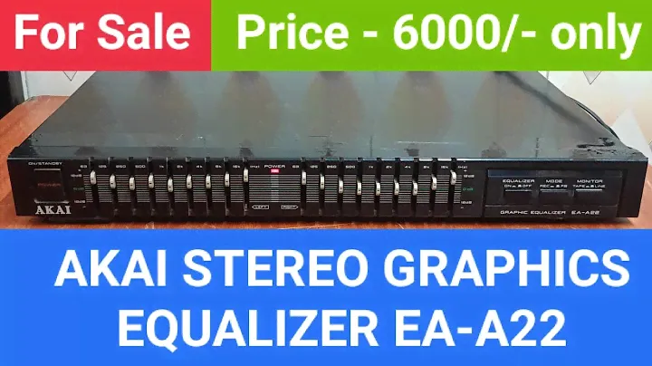 AKAI STEREO GRAPHICS EQUALIZER EA-A22 Contact No - 8750424840