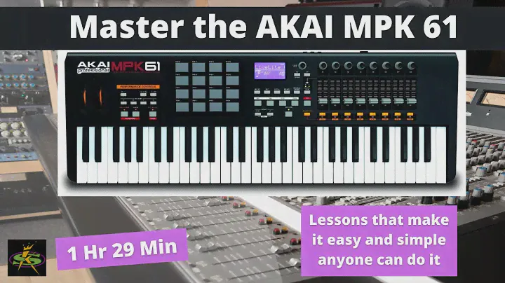AKAI MPK 61 Обучающее видео для начинающих