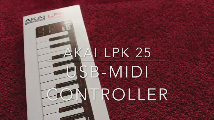 Akai LPK 25 - unboxing / review