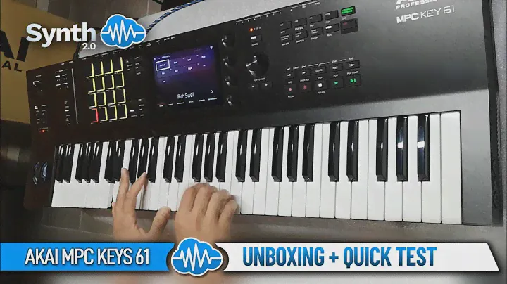 Akai MPC Key 61 - Unboxing + quick  test
