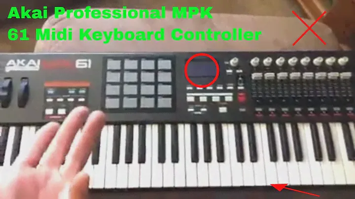 ✅ Как использовать обзор контроллера миди-клавиатуры Akai Professional MPK 61