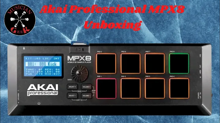 Akai Professional MPX8 Unboxing
