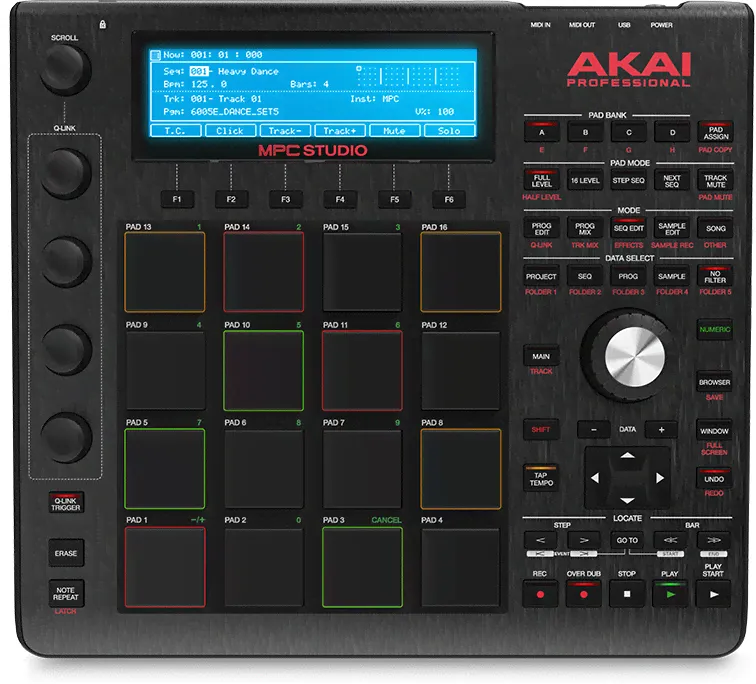 USB/MIDI-контроллер AKAI PRO MPC Studio black