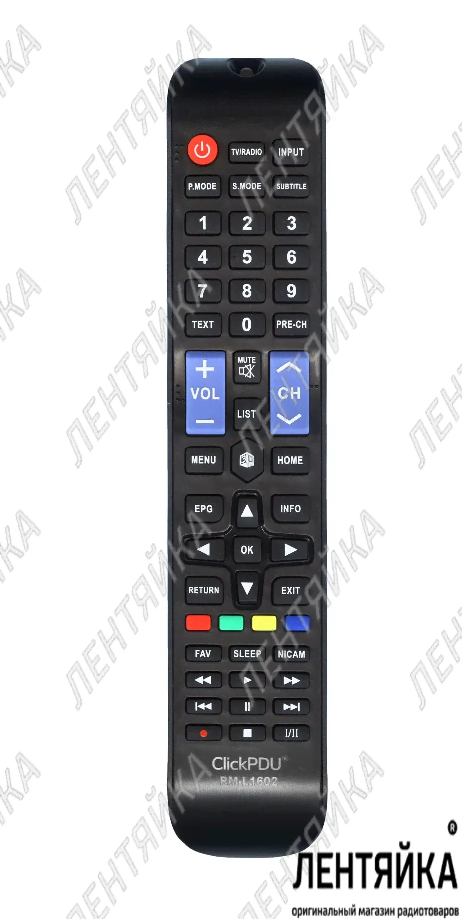 Пульт для TV AKAI RM-L1602 (универсальный)-0