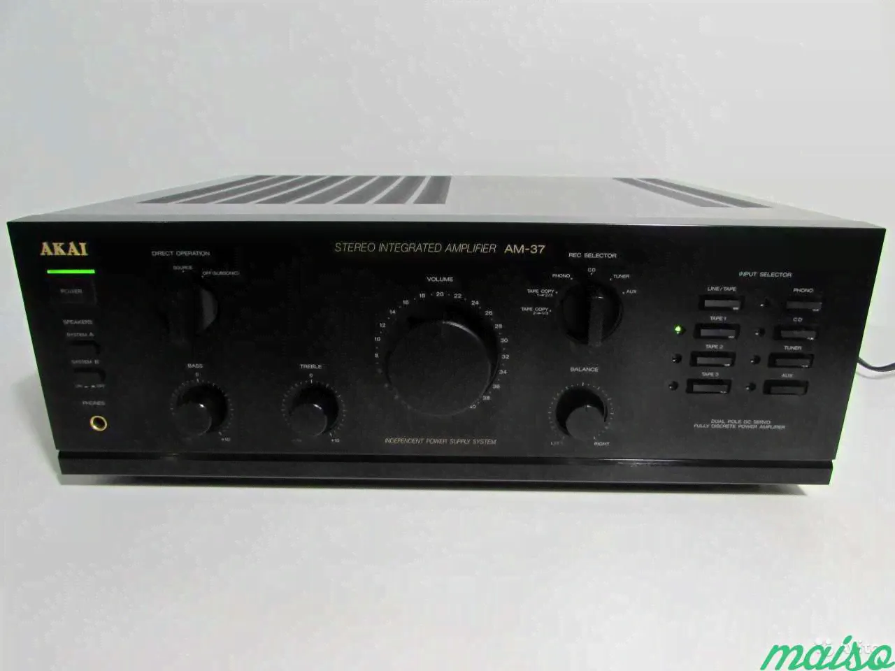 Akai AM-37 Стерео Усилитель 1991г Япония в Санкт-Петербурге-3
