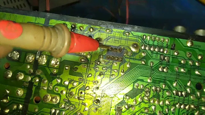 AKAI 14"CRT TV, horizontal line vertical problem,