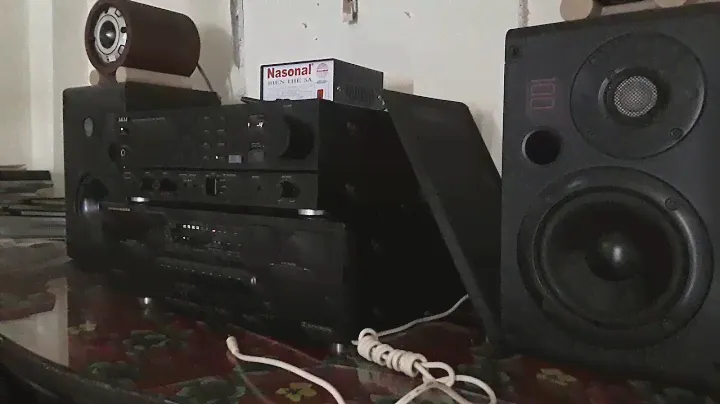 Loa onkyo D100, ampli AKAI AM-M712, deck MARANTZ SD415