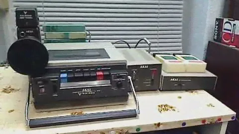 The AKAI VT-350 portable b/w video camera system! 1977/78